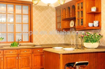 Red oak kitchen cabinet PKC-069