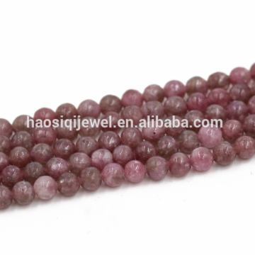 Alibaba China Loose Gemstone High Quality Rose Tourmaline String Tourmaline Natural Beads