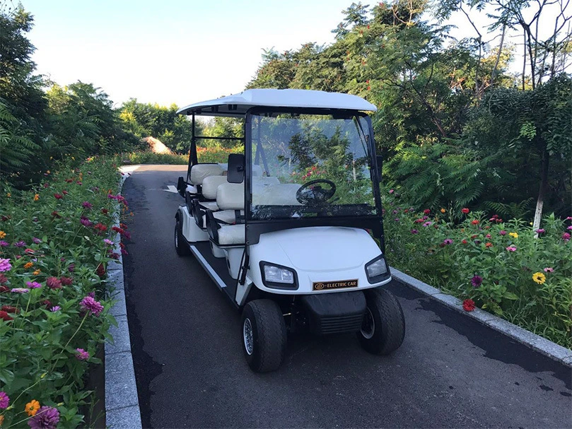 Ce Certificated Battery Operated 6 Seater Electric Aluminum Golf Cart