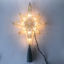 Northpole Christmas Star Tree Topper - New Style Decorative Light