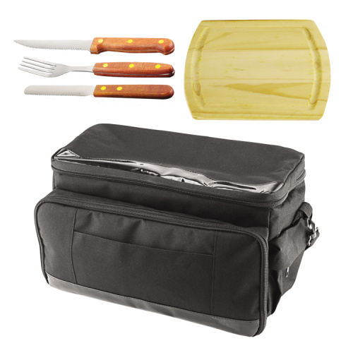 Conjunto de churrasco 12pcs mais vendido com bolsa colorida