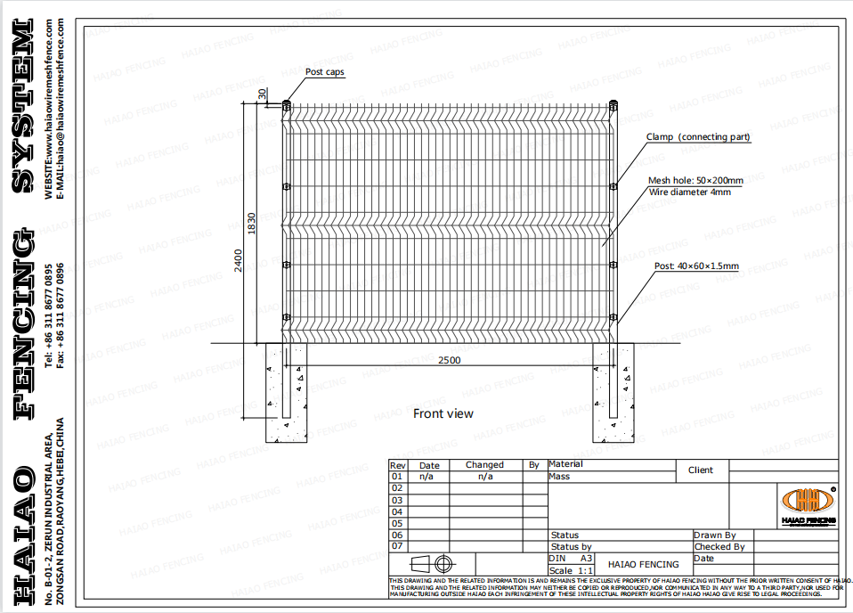 3d Panel Fence