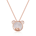 Valentine's Day Gift I Love You Rose Gold Women's Necklace