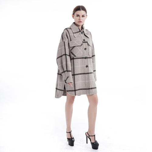 Hand Made Woolen Cashmere Ladies Coat