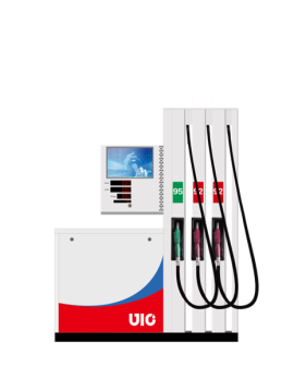 Six Hoses Gear Pump Suction Fuel Dispenser