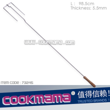 wood handle Double Prong kabob Skewers