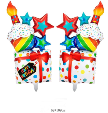 huge sizes mylar ballon birthday cake balloons foil