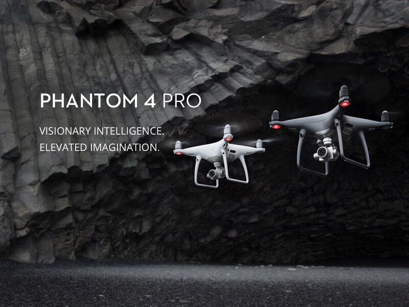 DJI Phantom 4 Pro Version RC Drone with 4K 20MP Camare Professional Quadcopter