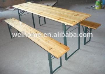 wooden beer table sets for beer festival