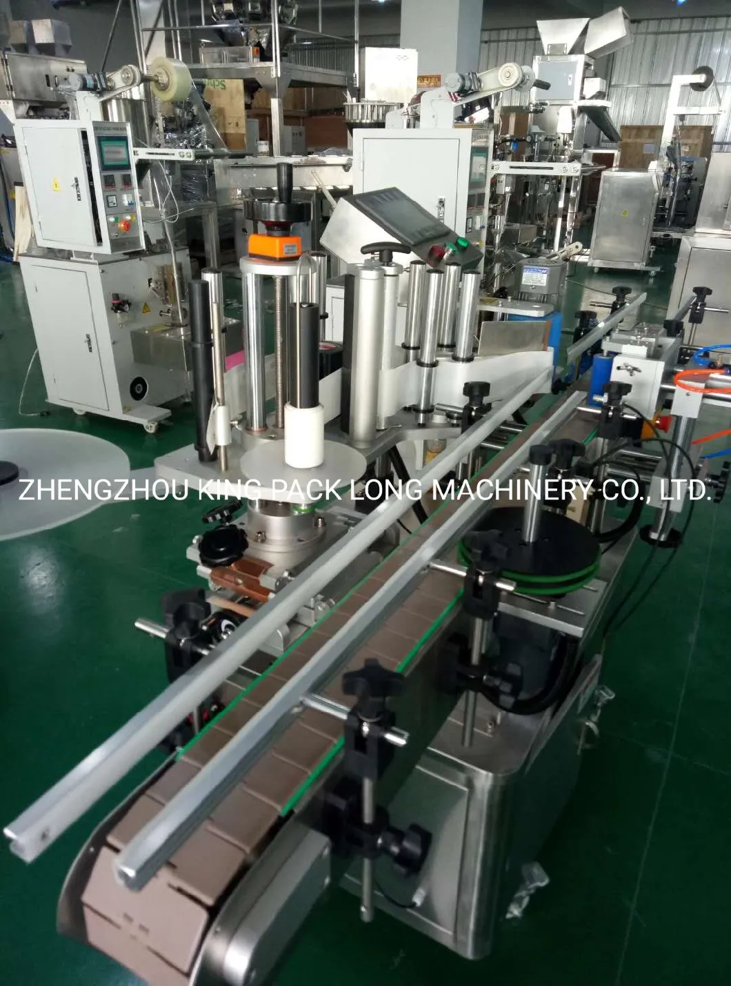 Automatic Positional Labeling Machine for Round Bottle