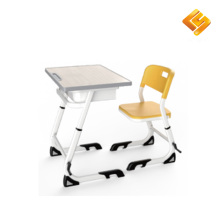 Desks and chairs for study in school classrooms