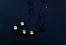 Car Accessories Daytime Running Light LED DRL 2 LED * 2,auto led day running light