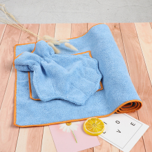 Super value microfiber towel and mitt suit