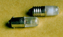 Plastic Shell Glow Lamp E10/BA9S