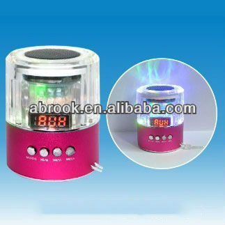 Colors LED flashing mini wireless bluetooth speaker