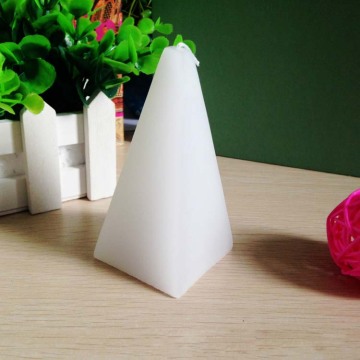 Supply scented pyramid shape candle for favor