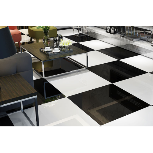 Carreaux de porcelaine polie Super Pure Black 600*600