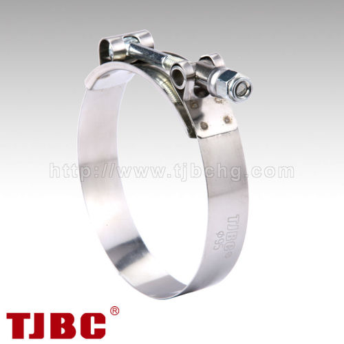 T-spring hose clamp with band rolled up flexible hose clamp hose clamps with thumb screw