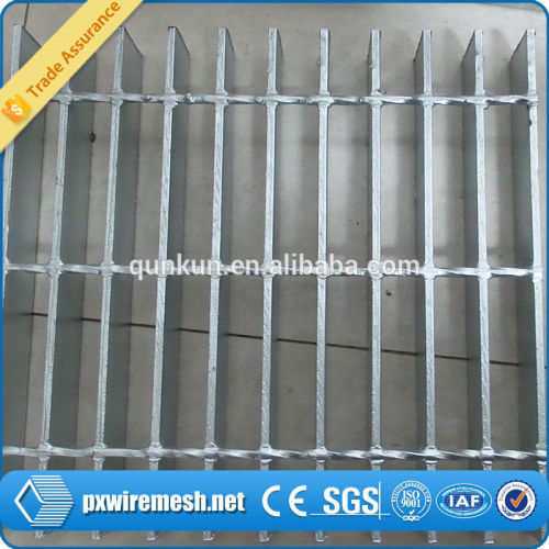 Cross/Bearing Bar Steel Grating With Iron Wire Or Stainless Steel Wire