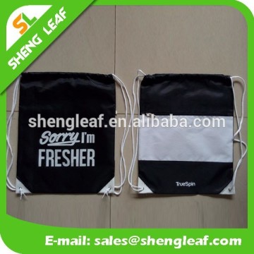 Silk Screen Printing Polyester Drawstring Bag