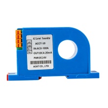Closed Loop Split Core Hall Effect AC Current Transmitter Measurement 1A-5A DC Hall Current Sensor Transducer