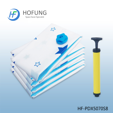 Nylon airtight plastic clothing storage bags