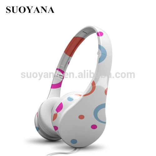 Cute cheap headphone clear sound 40mm speaker headphone amplifier