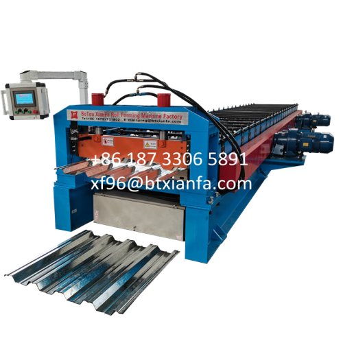 GI Trapezoidal Roof Panel Roofing Machine