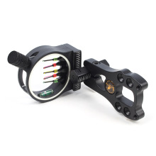 MUSEN Adjustable 5-Pin Fiber Optic Bow Sight for Compound Bow - Ideal for Hunting and Shooting