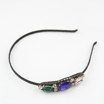 Custom inlay crystal stone hair bands for girls