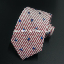 pink stripe mens neck ties