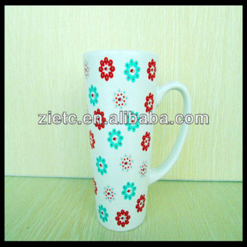 high quality large porcelain coffee mug for promotion