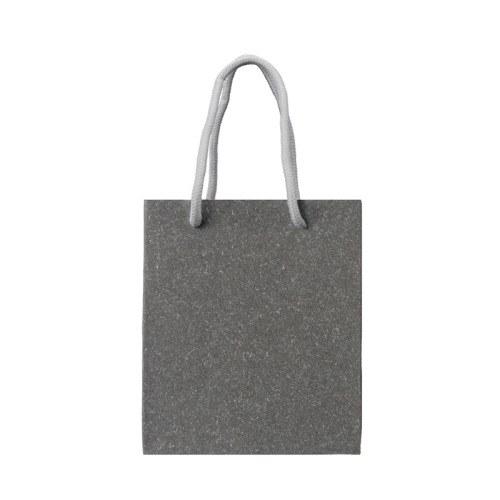 Sac en papier de marbre gris bijoux de luxe cadeau personnalisé