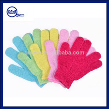 Yhao Brand Bath Brushes Sponge Scrubbers nylon exfoliating bath glove