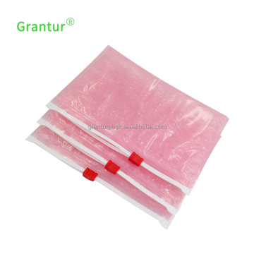 Pink Zipper Bubble Mailers with Logo for Cosmetics