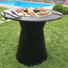Outside Cooking Fire Pit Outdoor Garden Metal Barbecue Grill Fireplace