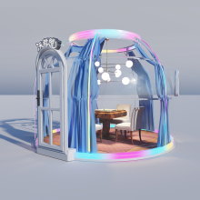 3.6m Outdoor Polycarbonate Clamping Dome for Camping Tours - Clear Bubble Tent