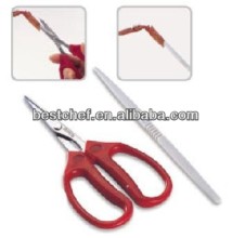 Universal scissors with lobster pick
