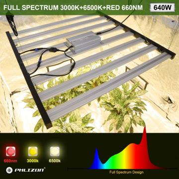 Phlizon 640W de Grow Light Grow Light de espectro completo