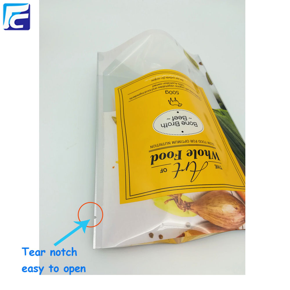 Sachet d&#39;emballage de pickles de feuille de catégorie comestible