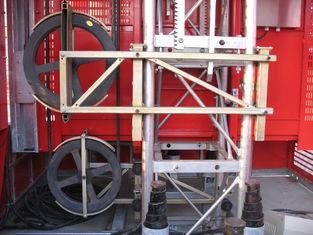 3200kg Material Lifting Construction Lifts Cage , Construct