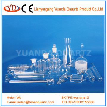Customized different specificate quartz glass test instrument for lab quartz test apparayus