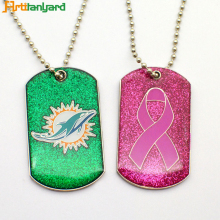 Customized Iron Dog Tag With Chain