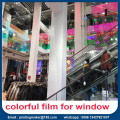 Samoprzylepne kolorowe dekoracyjne folie okienne