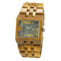 Custom Handmade Square Man's Wooden Watch