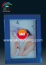 fashion 2014 crystal glass photo frames for home decor