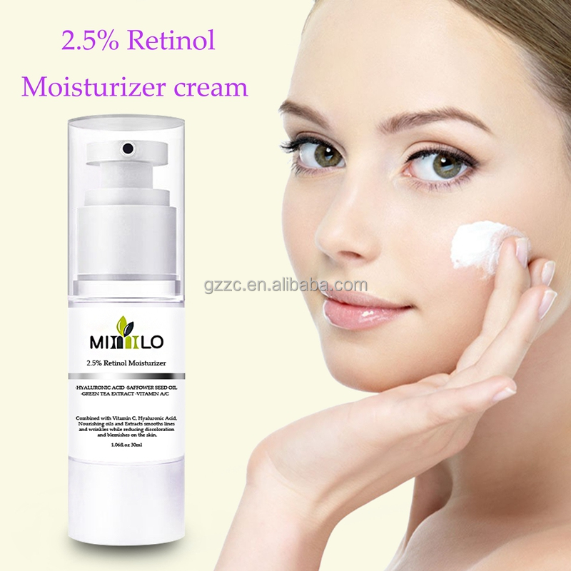 Amazon hot selling 2.5% retinol night cream moisturize face retinol cream