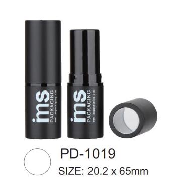 PCR-ABS Round Plastic Lipstick Packaging with transparent window