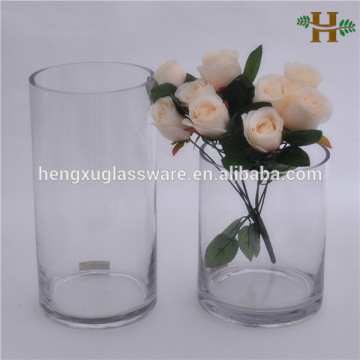 Wholesale Clear Cylindrical Glass Vase