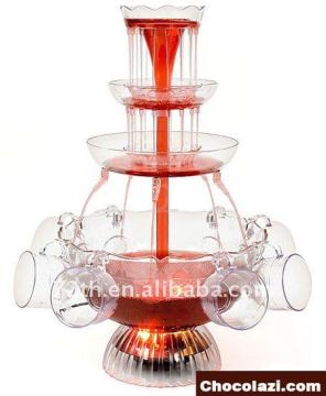 CHOCOLAZI ANT-8010 3 tiers Plastic Home Wine Fountain Wine fountain Fountain